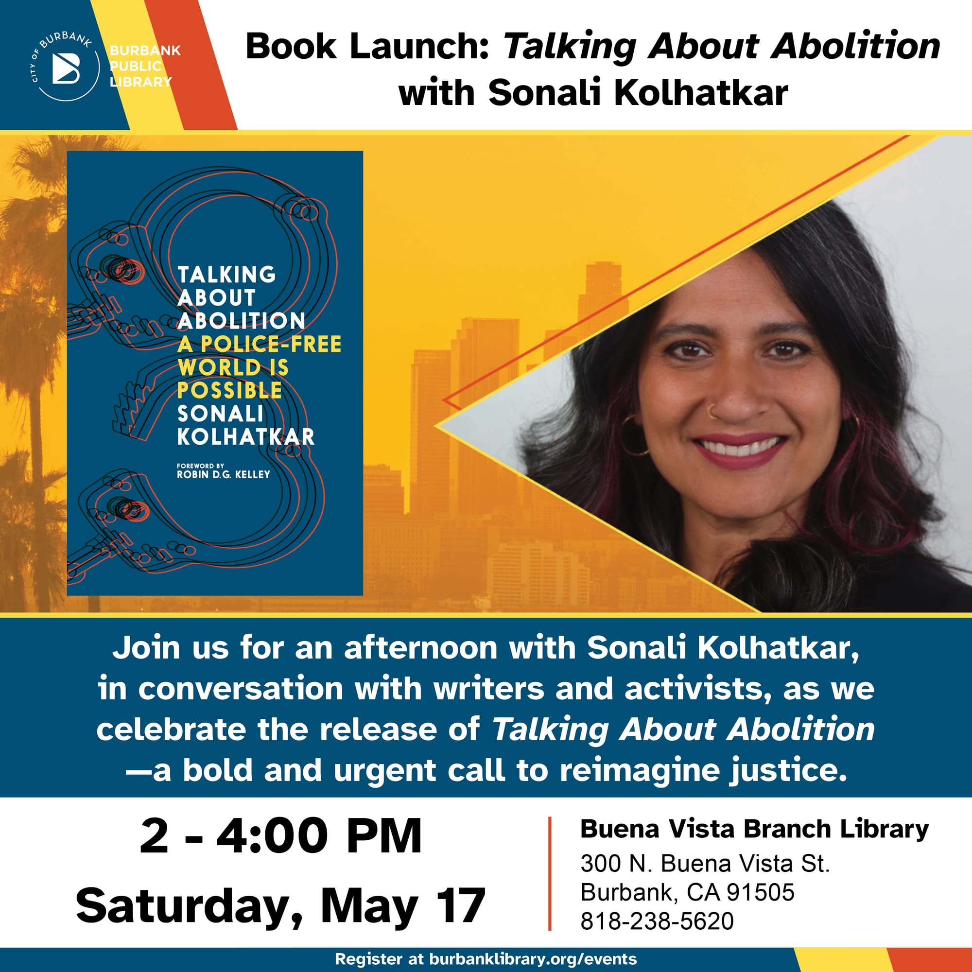 Join Sonali Kolhatkar for Talking About Abolition Book Launch