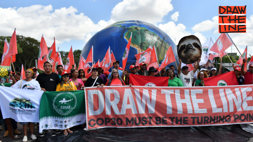Climate Organizers Seek to “Draw the Line” on Injustice