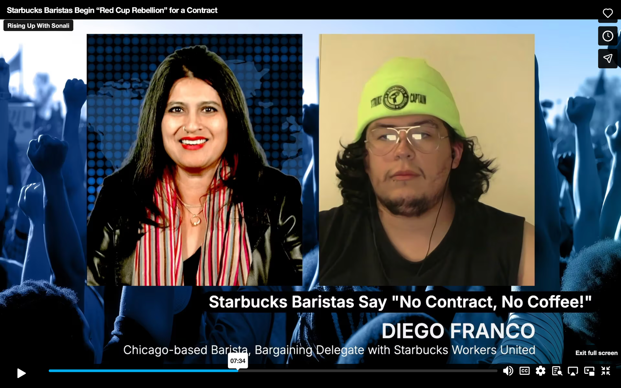 Starbucks Baristas Begin “Red Cup Rebellion” for a Contract